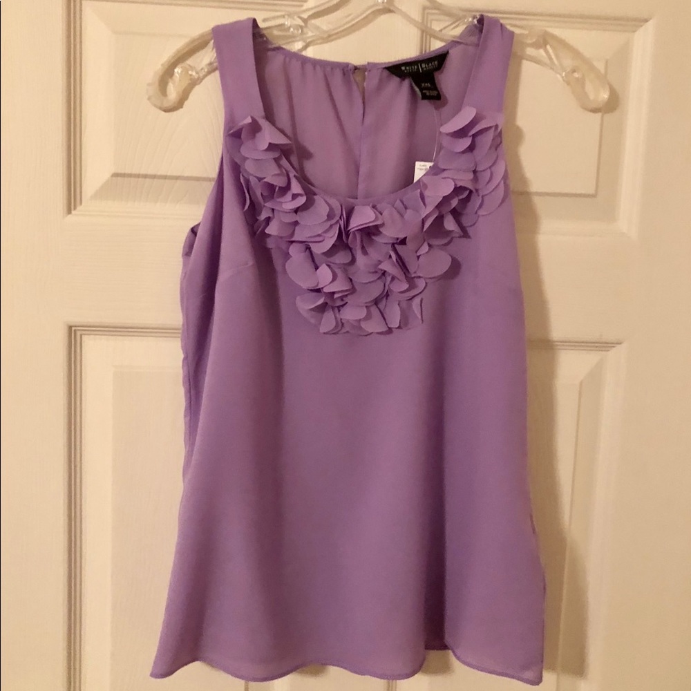 WHBM Lilac blouse XXS